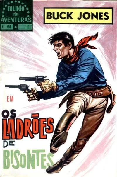 Cover of Buck Jones em Os Ladroes de Bisontes