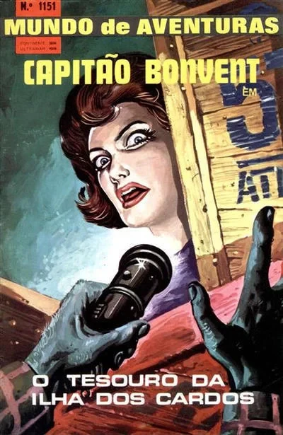 Cover of Capitao Bonvent em O Tesouro da Ilha dos Cardos
