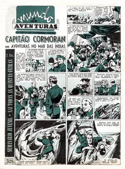 Cover of Capitao Cormoran em Aventuras no Mar das Incas