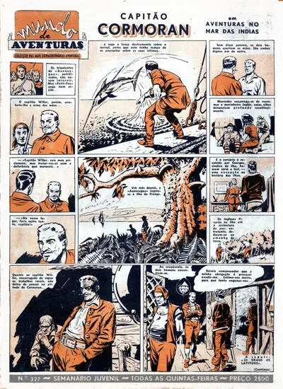 Cover of Capitao Cormoran em Aventuras no Mar das Incas