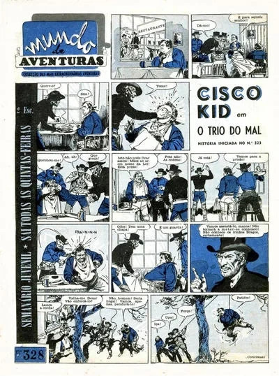 Cover of Cisco Kid em O Trio do Mal