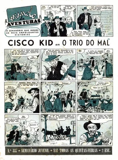 Cover of Cisco Kid em O Trio do Mal
