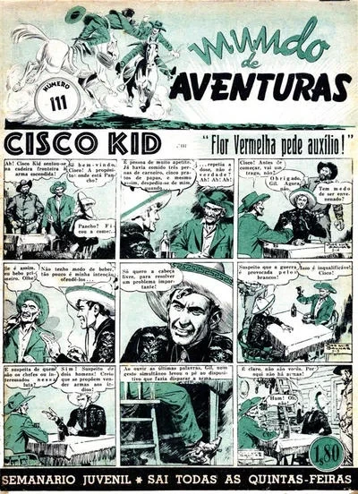 Cover of Cisco Kid: Flor Vermelha pede auxilio
