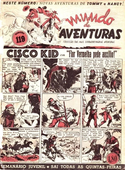 Cover of Cisco Kim em "Flor Vermelba pede auxilio"