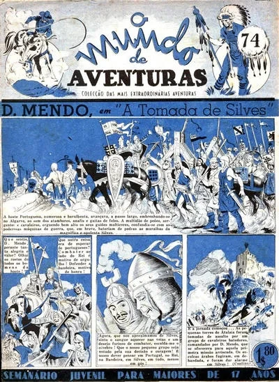 Cover of D. Mendo, em "A Tomada de Silves"