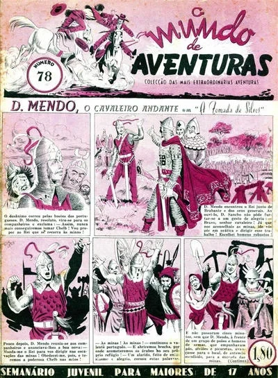 Cover of D. Mendo, O Cavaleiro Andante
