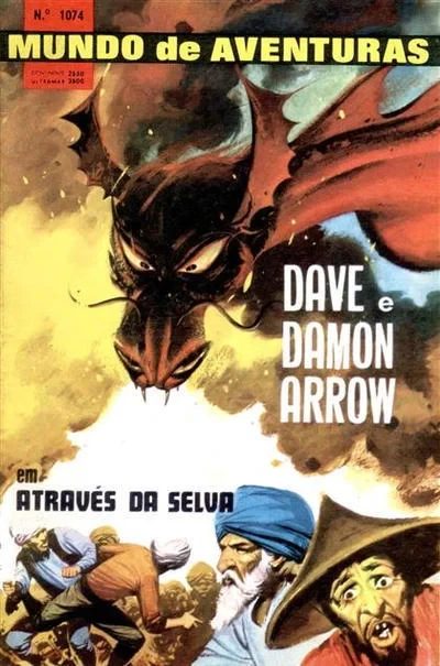 Cover of Dave e Damon Arrow em Atraves da Selva