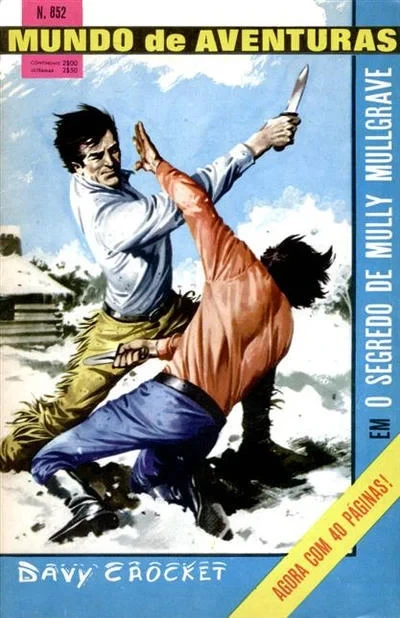 Cover of Davy Crocket em O Segredo de Mully Mullgrave