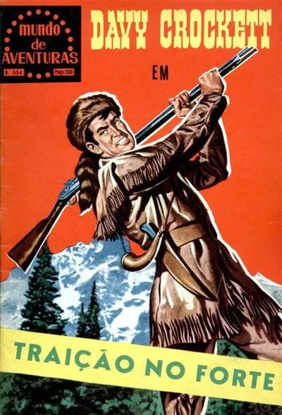 Cover of Davy Crockett em Traicao no Forte