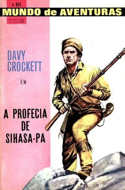Cover of Davy Crockett em A Profecia de Sihasa-Pa