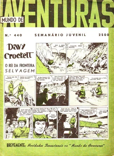 Cover of Davy Crockett: O Rei da Fronteira Selvagem