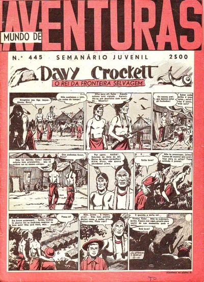 Cover of Davy Crockett: O Rei da Fronteira Selvagem