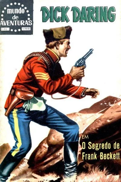 Cover of Dick Daring em O Segredo de Frank Beckett
