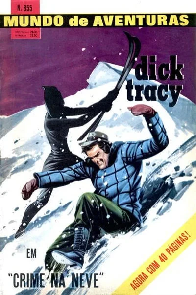 Cover of Dick Tracy em "Crime na Neve"