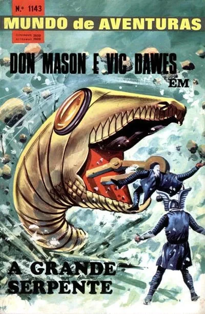 Cover of Don Mason E Vic Dawes em A Grande Serpente