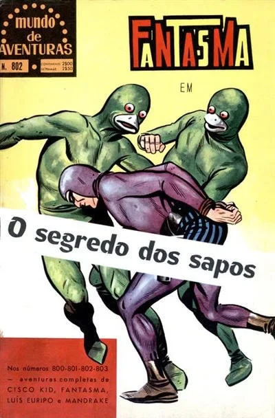 Cover of Fantasma em O segredo dos sapos