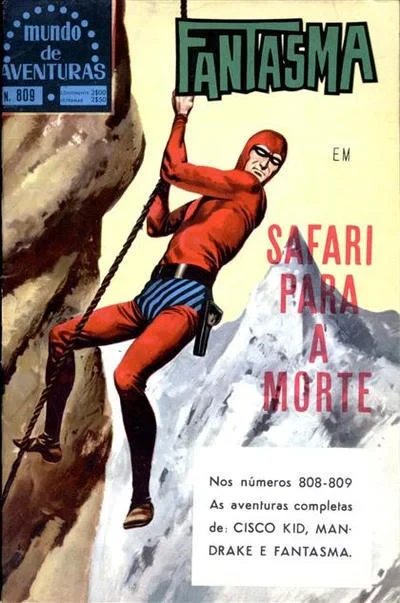 Cover of Fantasma em Safari para a Morte