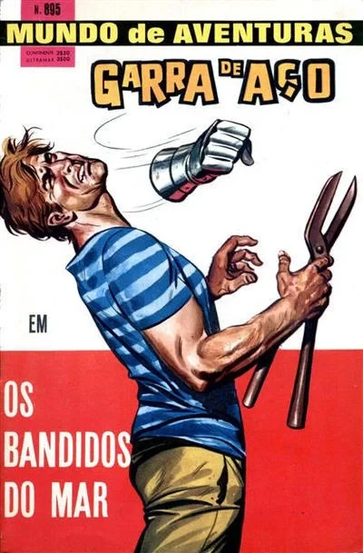 Cover of Garra de Aco em Os Bandidos do Mar