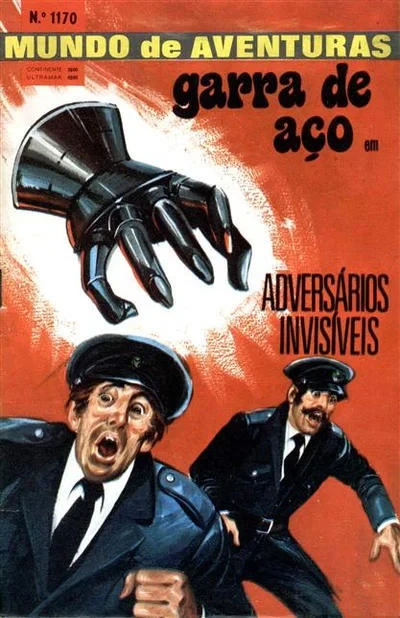 Cover of Garra de aco em Adversarios Invisiveis