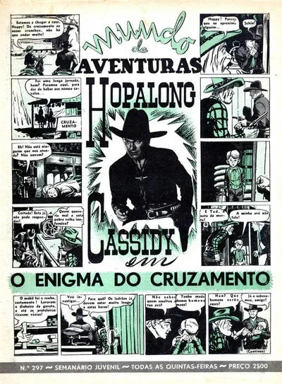Cover of Hopalong Cassidy em O Enigma do Cruzamento