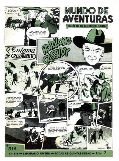 Cover of Hopalong Cassidy: O Enigma do Cruzamento