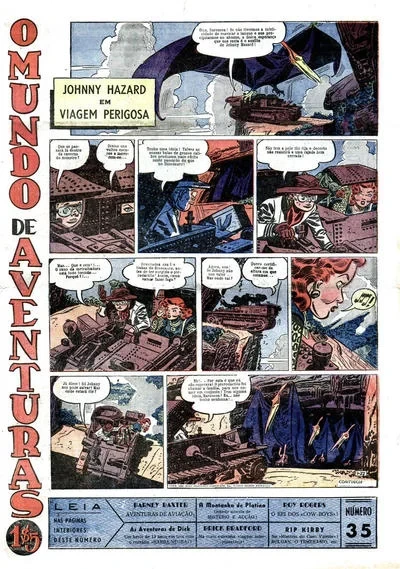 Cover of Johnny Hazard em Viagem Perigosa