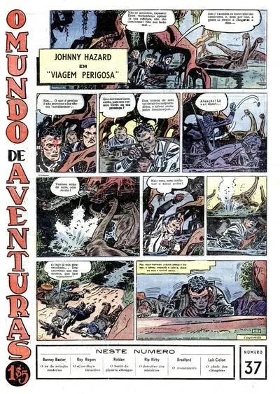 Cover of Johnny Hazard em "Viagem Perigosa"