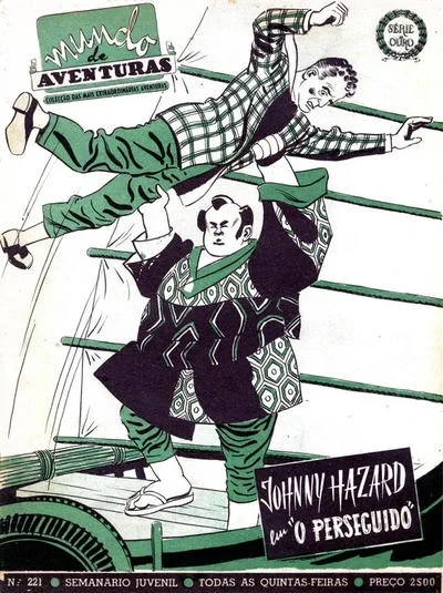 Cover of Johnny Hazard em "O Perseguido"