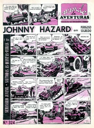 Cover of Johnny Hazard em Perigoso Segredo
