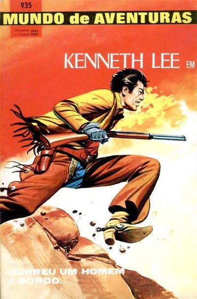 Cover of Kenneth Lee em Morreu um Homem a Bordo