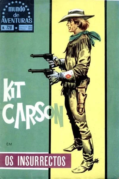 Cover of Kit Carson em Os Insurrectos