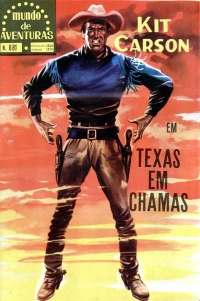 Cover of Kit Carson em Texas em Chamas