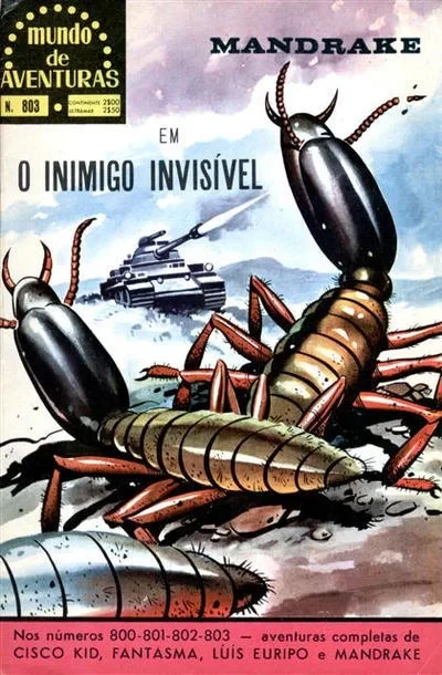 Cover of Mandrake em O Inimigo Invisivel