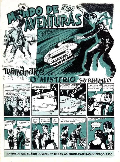 Cover of Mandrake em O Misterio Submarino