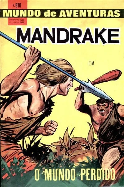 Cover of Mandrake em O Mundo Perdido