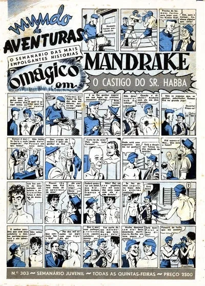 Cover of Mandrake O Magico em O Castigo do Sr. Habba