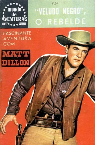 Cover of Matt Dillon: "Veludo Negro", O Rebelde
