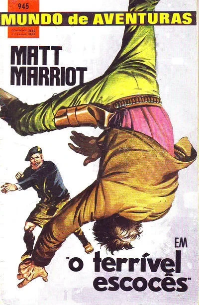 Cover of Matt Marriot em "O terrivel escoce"
