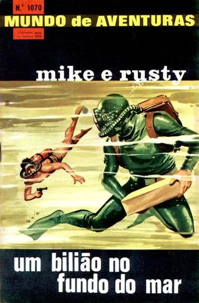 Cover of Mike e Rusty um biliao no fundo do mar
