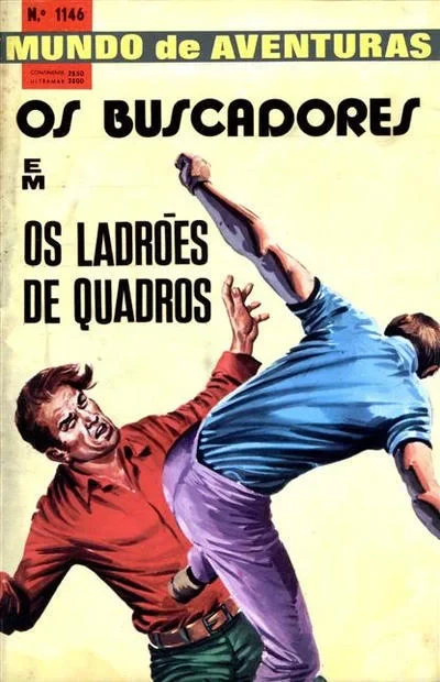 Cover of Os Buscadores em Os Ladroes de Quadros