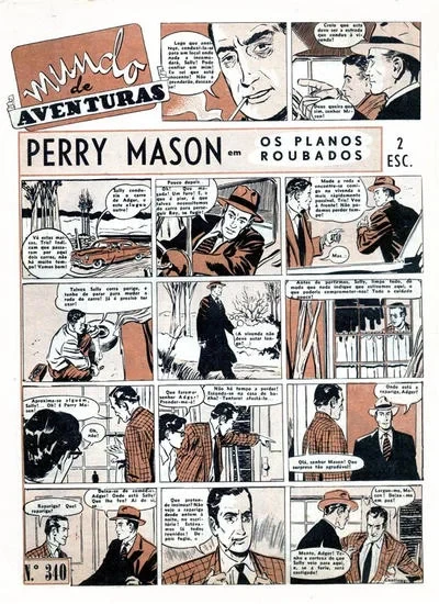 Cover of Perry Mason em Os Planos Roubados