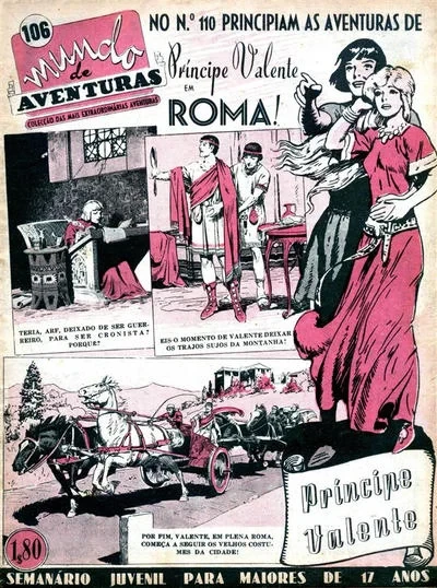Cover of Principe Valente em Roma