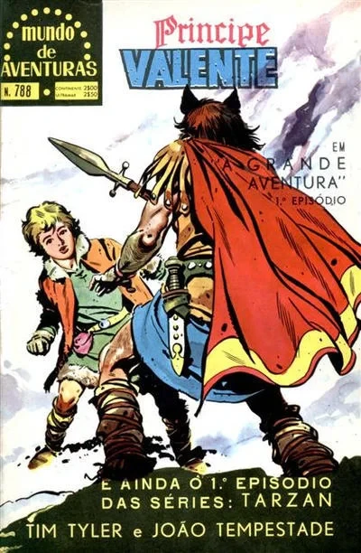 Cover of Principe Valente em A Grande Aventura
