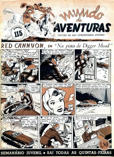 Cover of Red Canyon em "Na pista de Digger Mead"