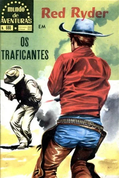 Cover of Red Ryder em Os Traficantes