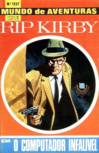 Cover of Rip Kirby em O Computador Infalivel