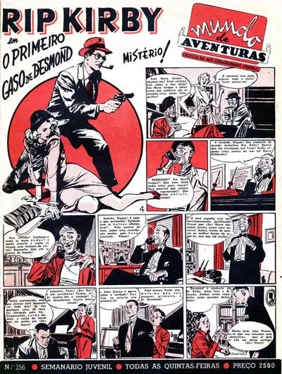 Cover of Rip Kirby em O Premeiro Gaso de Desmond Misterio!