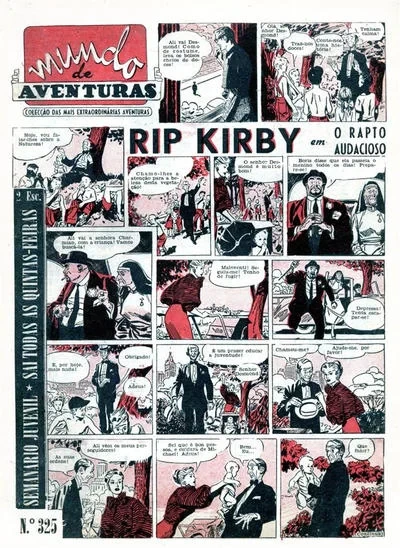 Cover of Rip Kirby em O Rapto Audacioso