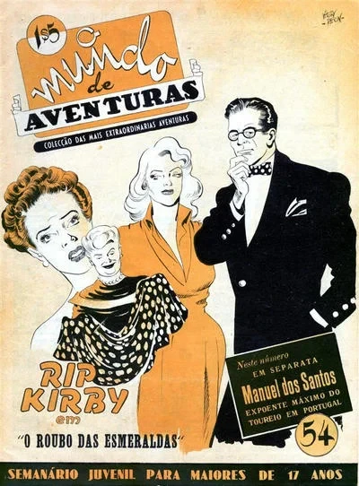 Cover of Rip Kirby: O Roubo das Esmeraldas