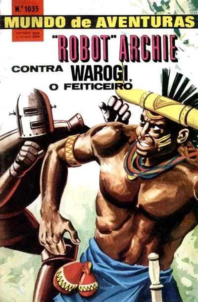 Cover of "Robot" Archie contra Warogi O Feiticeiro